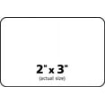 thumbnail image 2 of Avery Shape Labels, Rectangle, 2" x 3", Film, Glossy Clear, Laser/Inkjet, 40 Labels (27952), 2 of 12