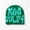 Green, variant on Unisex Y2K Letter Graphic Beanie Hat with Rhinestones, Warm Knit Skull Cap, Cozy Winter Pullover Gift