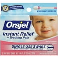 Baby Orajel Fast Teething Swabs Pain Relief, .06 fl oz