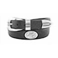 thumbnail image 3 of NCAA Clemson Tigers Black Tip Leather Concho Belt, 44, 3 of 3