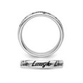thumbnail image 4 of Sterling Silver Enameled Live Laugh Love Band Ring, 4 of 4