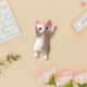 thumbnail image 4 of Fiudx Lindo Juguete para Gatos, Suave Taba Doll para Aliviar El Estrés, Material Tpr Seguro, Gato Aplastables, Mejora Las Habilidades Inquietas de Los Niños, Decoración Relajante para El Hogar y La O, 4 of 5