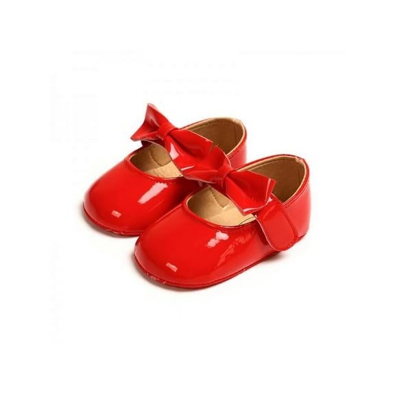 Patgoal Flower Girl Shoes Baby Girl Dress Shoes Ballet Shoes for Toddler Girls Cute Baby Girl Shoes 0-6 Months Baby Shoes 6-18 Months for Infant Girls