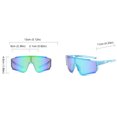 thumbnail image 2 of Ciclismo gafas de sol niños béisbol a prueba de viento para niñas chicas cielo azul azul, 2 of 4
