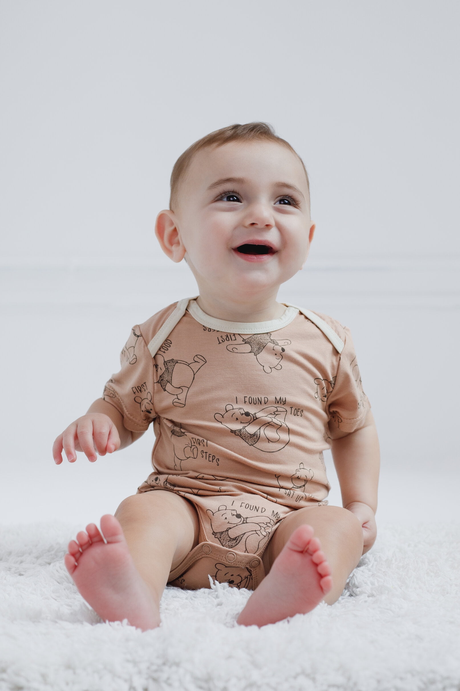Disney Winnie the Pooh 2 Pack Bamboo Bodysuits Newborn to Infant