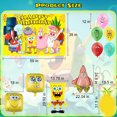 thumbnail image 3 of Spongebob Birthday Decorations, Cartoon Spongebob Party Supplies include Backdrop, Foil Balloons, Latex Balloons for Boys Girls Spongebob Background Party Favors, 3 of 6
