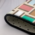 thumbnail image 6 of PUREYAH Front Door Mat Indoor Entrance, Non-Slip Washable Colorful Chevron Patchwork Decorative Rug Carpet for Bedroom Living Room Bathroom 72"x48", 6 of 8