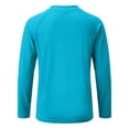 thumbnail image 6 of Boys Long Sleeve Rash Guard, Plain Color Swim Shirt, Quick-Dry Sun Protection Top for Beach Pool Water Activities, 6 of 9