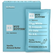 RXBAR Vanilla Almond Butter Whole Food Nut Butter Single Serve Packets, Gluten Free, 10 Pack