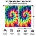 thumbnail image 2 of Blackout Kids Curtains,Rainbow Tie Dye Mandala Pattern Childrens Insulated Curtains Set Of 2,Bedroom Essentials,Toddler Room Decor 52"x84", 2 of 5
