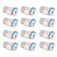 thumbnail image 1 of Connector,12Pcs Pneumatic Fitting Push Pneumatic Fitting Push Connector Extruder Parts Solid Performance, 1 of 8