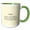 Green/White, variant on 3drose, Firgun and Its Meaning Typography, 15oz Mug