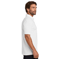 thumbnail image 5 of Hanes Ecosmart Jersey Polo T-Shirt, Men's Short Sleeve Solid Tee, White Shirt, 2XL, 5 of 5