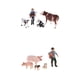 thumbnail image 1 of Simulación de Animales De Granja Sunnimix Juguete Figura de acción de PVC Farm Farmer, 1 of 8