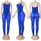 thumbnail image 3 of Monos sexys con tirantes para discoteca, monos para mujer, mono elegante de malla transparente para fiesta, mono ajustado, mono de una pieza con espalda descubierta fruncida, 3 of 5