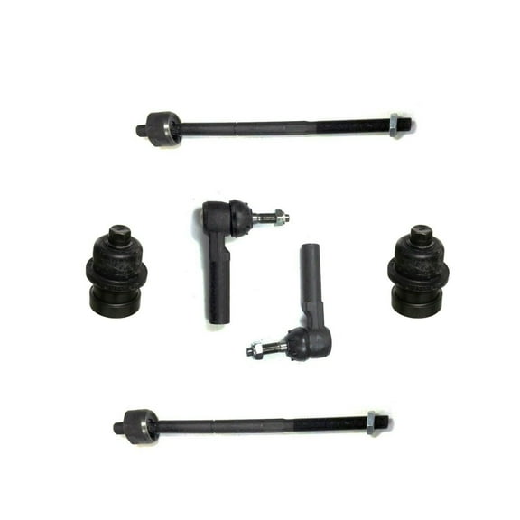 6 Piece Suspension Kit Inner outer Tie Rod Ends & Lower Ball Joints Fits select: 2001-2005 CHRYSLER PT CRUISER, 2001-2005 DODGE NEON
