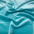 thumbnail image 3 of Turquoise Stretch Velvet Solid, 3 of 7