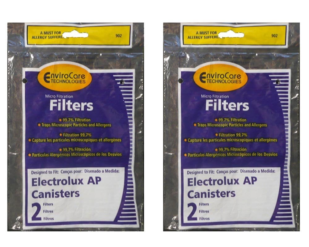 Electrolux Aerus 2100 Canister Vacuum Cleaner Exhaust Filters 4PK