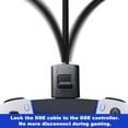 thumbnail image 5 of Replacement USB-C Cable & Locking Connector Kit for PS5 for DualSense Edge Controller, 9.2FT Braided Charging Camera Cord with Anti-Unplug Lock, 5 of 5