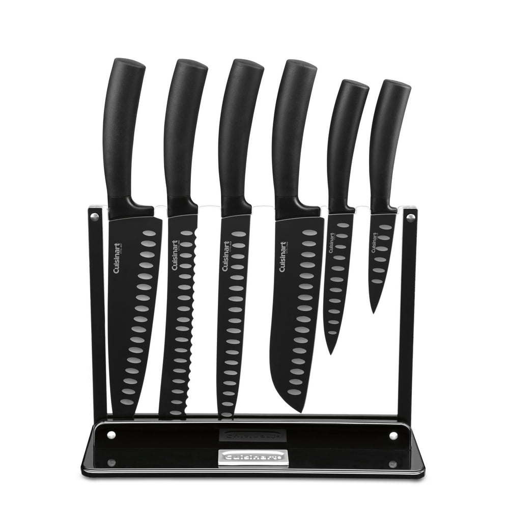 Cuisinart C77NS7P 7Piece NonStick Edge Collection Cutlery Set with Acrylic Stand Walmart