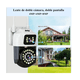 thumbnail image 2 of Cámara De Seguridad Wifi Ip66 Exterior Cámara Vigilancia 360° Ptz 8mp Belug Blanco, Negro, 2 of 5