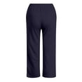 thumbnail image 4 of Akiihool Boy Pants Boys' School Uniform Bootcut Chino Pants (Navy,12-13 Years), 4 of 7