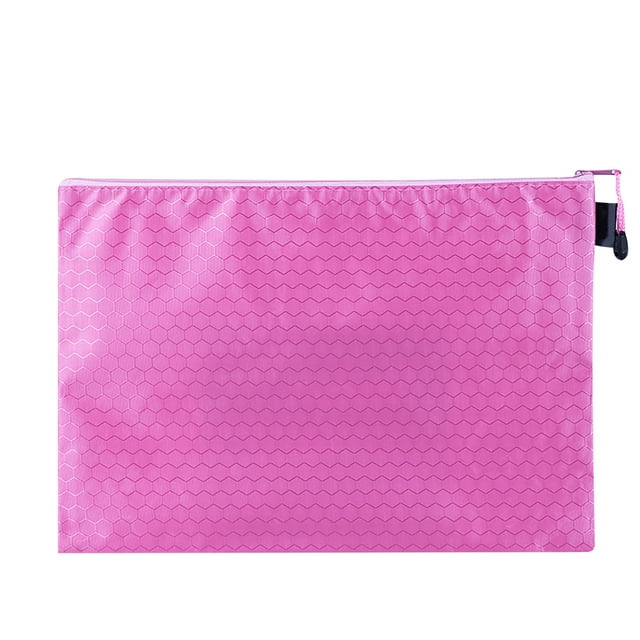 Boovnll Zipper Pouch Large Capacity Multifunction Transparent Mesh Zipper Pouch Bags for File Puzzles Games Travel Accessories Lightweight Home Office School Supplies