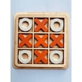 thumbnail image 4 of 10-Piece Solid Wood Tic Tac Toe Board Game - Perfect For Backyard Entertainment & Home Game Fun!, 4 of 4