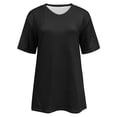 thumbnail image 5 of NJGRAE Casual Tops for Women Seamless Workout T-Shirts Women's T Shirt V Neck Short Sleeved Casual Loose T Shirt Top Will Be in 2026 Women’S V Neck Tees Xxl, 5 of 8