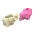 thumbnail image 6 of Elephant Silicone Mould for Flower Pots Vase Mold Concrete Cement Epoxy Resin Mold Casting Tool Craft Home Decors, 6 of 8