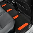 thumbnail image 7 of BDK Orange Carpet Car Floor Mats, Two-Tone Faux Leather Automotive Floor Mats, Includes Anti-Slip Features and Built-in Heel Pad, Stylish Floor Mats for Cars Truck Van SUV, 7 of 7