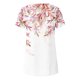 thumbnail image 2 of Blusas de Manga Corta para las Mujeres Botón Impreso Cuello Redondo Top Casual, Blusas para las Mujeres Casual, 2 of 5