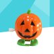 thumbnail image 2 of 12pcs Halloween Niños Juguetes Wind-up Jumping Smile Face Calabazas Fiesta de vacaciones Educativos Divertidos juguetes de plástico Regalo (Naranja), 2 of 7