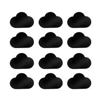 12X Carpet Cloud Rug Floor Mat Non Slip Reversible Rug Stopper Anti Slip Flat Reusable and Washable Carpet Tape for Hardwood Floor Mat Black Carpet Area Tile Corner Carpet