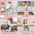 thumbnail image 2 of Ataucjin Toddler Step Stool for Bathroom Sink - 2 Step Stools for Kids,Double up Baby Child Toddler Stepping Stool for Potty Training, Kitchen, Bedroom, Toilet Step Stool for Kids (2 Pack, 2 of 6