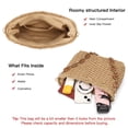 thumbnail image 2 of LOUEBICA Straw Summer Purses for Women, Cute Woven Beach Shoulder Bag for Vacation, 2 of 7