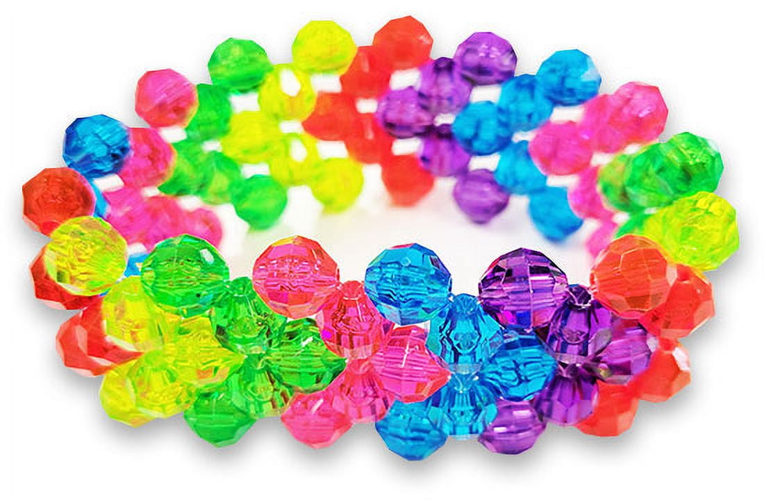 The Beadery 18 Compartment Bead Box-Tie Dye, 6598, Plastic Beads, Unisex, Children 6+