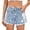 D652/Light Blue, variant on Afdoent Jean Shorts Womens Denim Shorts Summer High Rise Ripped Stretchy Jean Shorts Women's Distressed Hem Casual Fashion Vacation Clothes