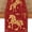 B, variant on Table Runner, Red Chinese New Year Table Runner with Gold Horse Pattern for Lunar New Year Spring Festival Kitchen Dining Decor, 13x72 Inch,E