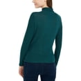 thumbnail image 2 of BCX Womens Mock Neck Ruched Pullover Top, 2 of 2