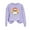 Purple, variant on Maplenight Womens Halloween Ghost Graphic Sweatshirt Casual Long Sleeve Crew Neck Pullover Tops Fall Winter Loose Fit Pullover Sweatshirts For Women​​