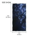 thumbnail image 4 of Ryvnso Fireworks Blooming Oversized Beach Towel Microfiber Bath Blankets Swimming Fitness 37" x 74", 4 of 5