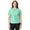 Green, variant on Mondetta Women's Active 1/4-Zip Short Sleeve Mesh Polo Shirt (US, Alpha, Large, Regular, Regular, Green)
