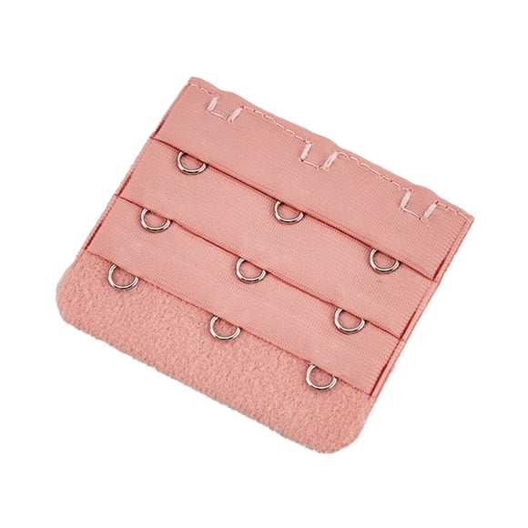 Extension Strap Bra Extender Buckle 3 Hook Women Accessories Bra Extender Practical Elastic Multicolor Clips Tight 3 Rows Underwear bright pink