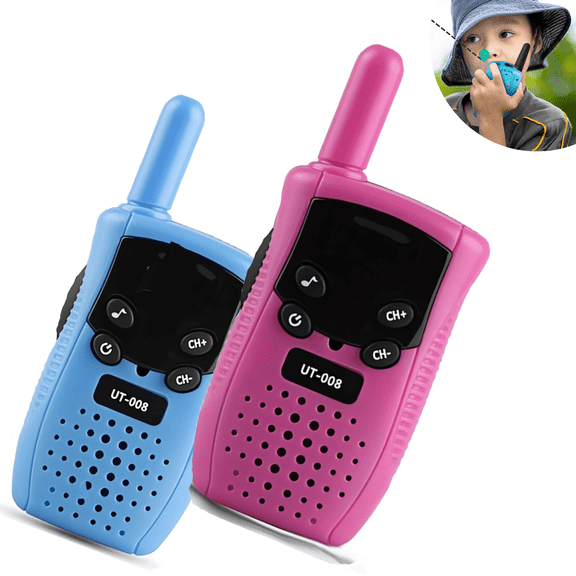 Kids Walkie Talkies，Toys for 3-12 Year Old Boys Girls 3 Channels Radio Toy, Long Range Distance for Kids, Toys for 3 4 Year Old Boys Toddler