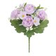 thumbnail image 2 of Ramo de peonías de plástico - flores artificiales rosas, moradas, azules y blancas para decoración de bodas y accesorios fotográficos, 2 of 6