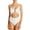 Tonal Zebra Jacquard, variant on Solid & Striped Womens Animal Print Lined One-Piece Swimsuit
