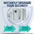 thumbnail image 2 of LATCH.IT White RV Door Lock Replacement | All Metal RV Door Handle Fits 2.75"x3.75" Holes | Trailer Door Latch with 4 Keys Included | RV Door Latch for Trailer, Camper, Fifth Wheel and More!, 2 of 6