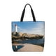 thumbnail image 1 of Easygdp Lighthouse Bolsa Tote para Mujer, Bolso de Hombro para Trabajo, Playa, Viajes, Compras y Supermercado, 1 of 4