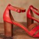 thumbnail image 4 of Zapatos de tacón grueso de tacón medio de piel sintética a la moda para damas, sandalias de verano, talla 35-43 Wmkox8yii shjk7705, 4 of 5